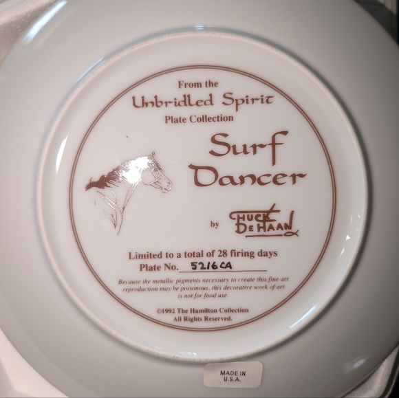 Hamilton Collection Unbridled Spirit plate set of 4 - Picture 3 of 9